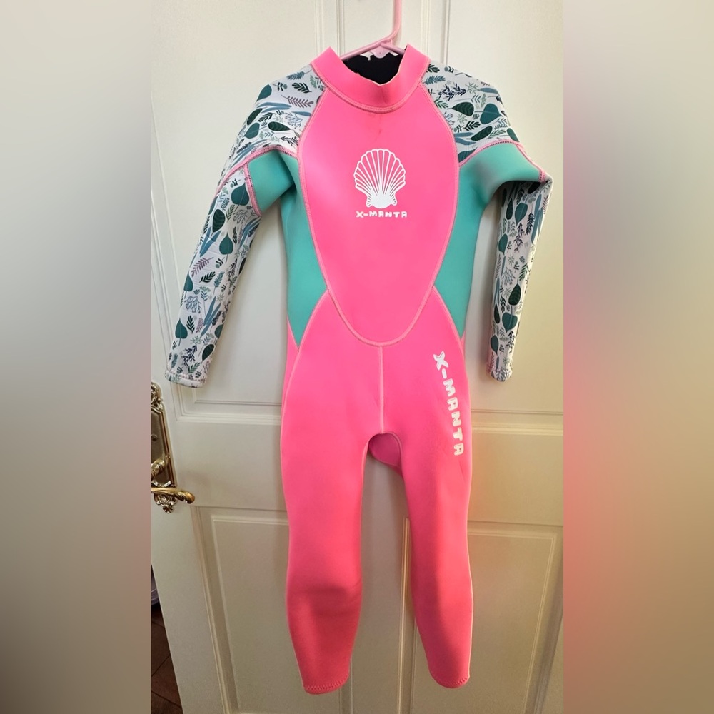 Pink Girls Wetsuit X-Manta